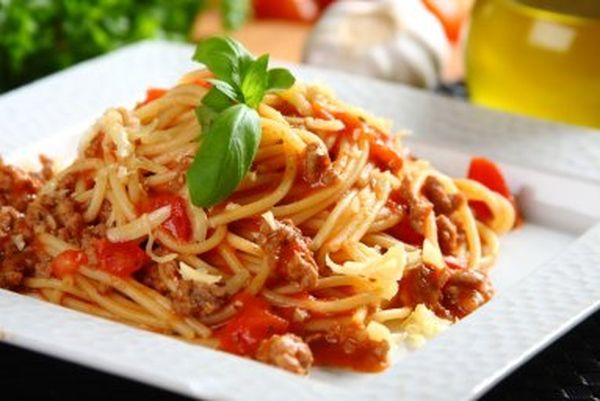 Паста спагетти болоньезе