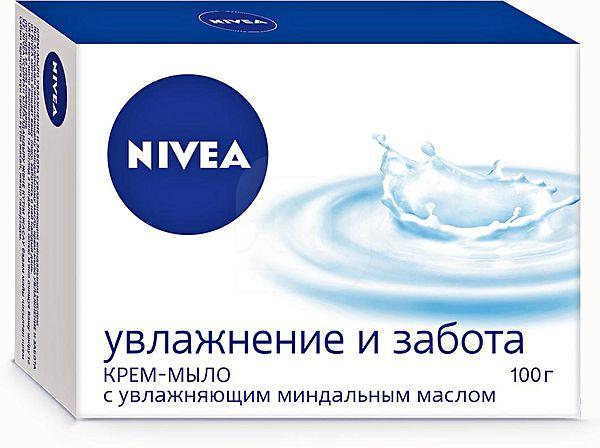 Крем-мыло Nivea Увлажнение и забота 100г