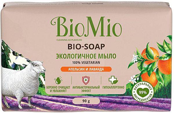 Мыло BioMio Bio-Soap Апельсин лаванда и мята 90г