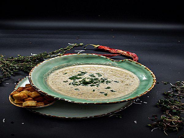 Крем - суп из белых грибов