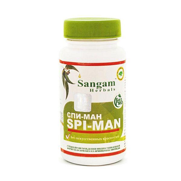 Спи-ман (Spi-Man) Sangam Herbals, 60 таблеток*750 мг