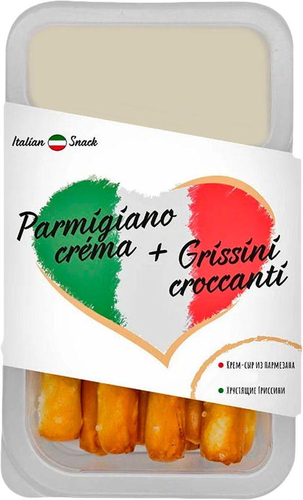 Крем-сыр Italian Snack из пармезана гриссини 55% 50г