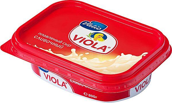 Сыр плавленый Viola Сливочный 50% 200г
