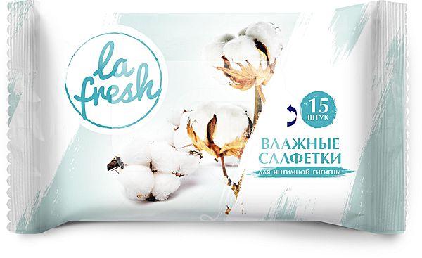 Влажные салфетки La Fresh Для интимной гигиены 15шт
