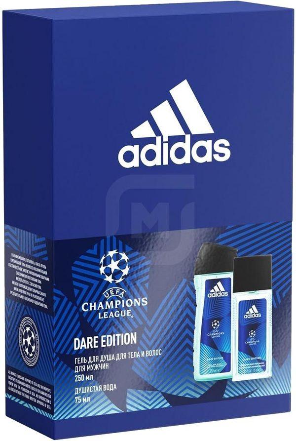 Подарочный набор Adidas Uefa 5 парфюмированная вода 75мл + гель для душа 250мл