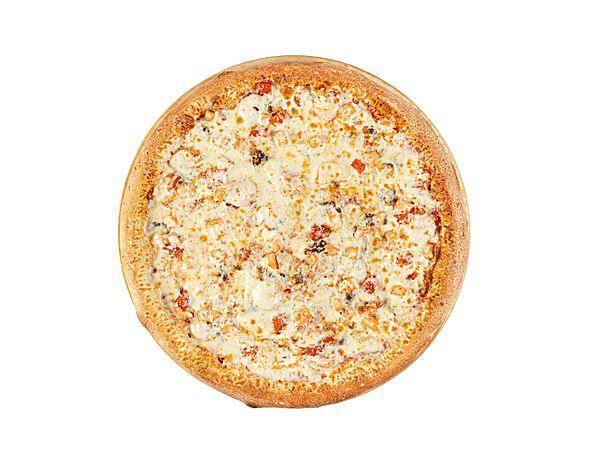 30 см Пицца с креветками, лососем и сыром фетаки