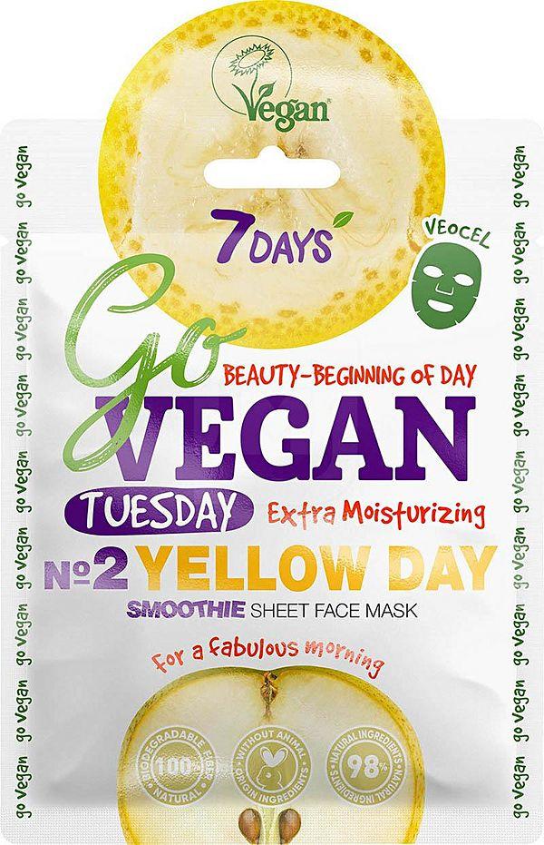 Маска для лица 7DAYS Тканевая Go vegan Thursday 25г