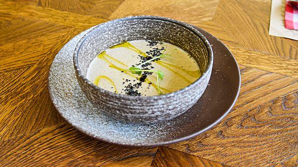 Грибной крем – суп  с трюфельным маслом