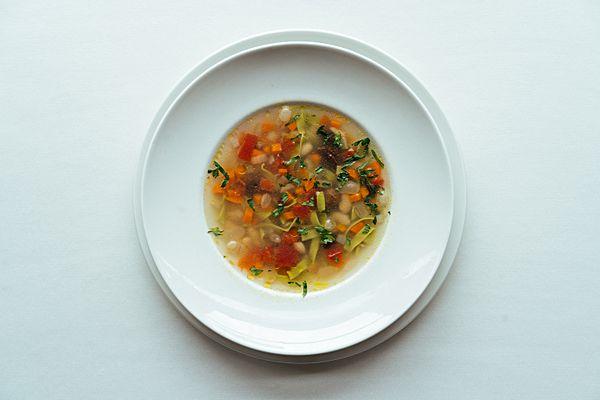 Овощной суп минестроне
