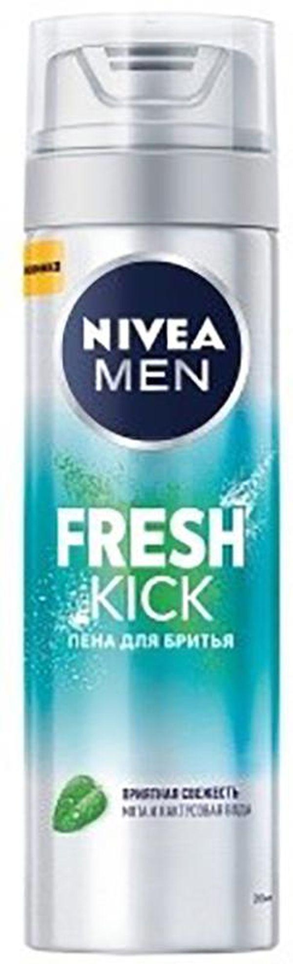 Пена для бритья Nivea Fresh Kick 200мл