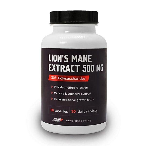 Экстракт Ежовика (Lion's Mane Extract 500 mg) Protein.Company, 60 капсул