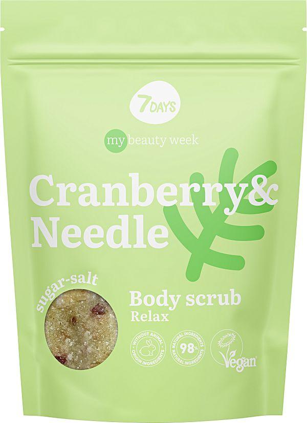 Скраб 7 Days Mbw Cranberry&Needle для тела 250г