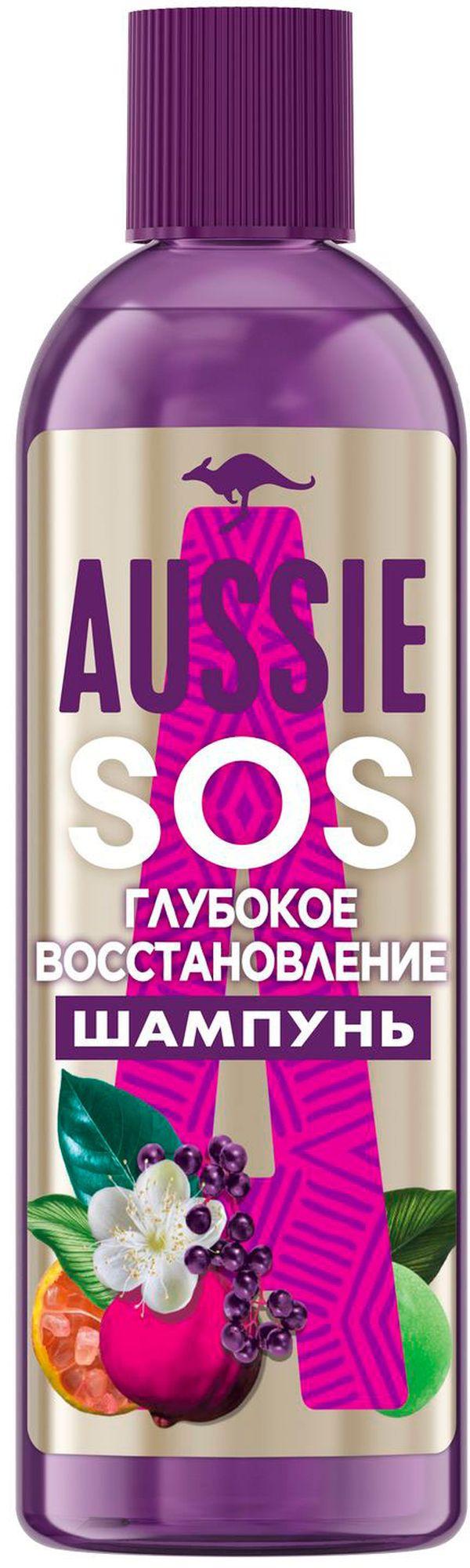Шампунь для волос Aussie SOS Глубокое восстановление 290мл