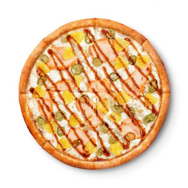 Пицца Острый Цыплёнок терияки тонкое тесто средняя (30см)