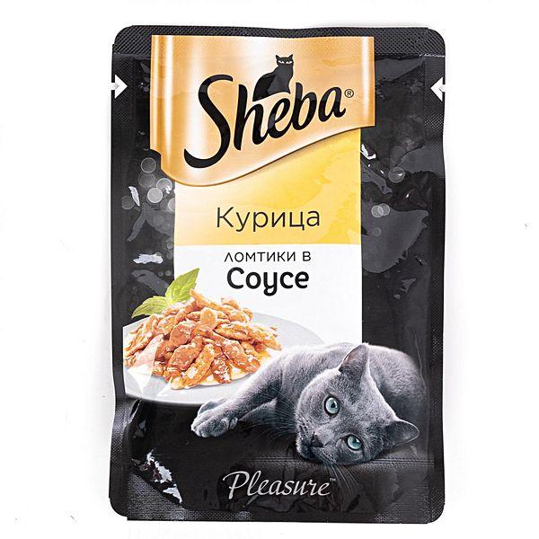 Влажный корм для кошек Ломтики в соусе с курицей, Sheba