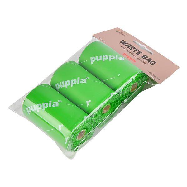 PUPPIA Пакеты для собак гигиенические, биоразлагаемые 3х15шт.