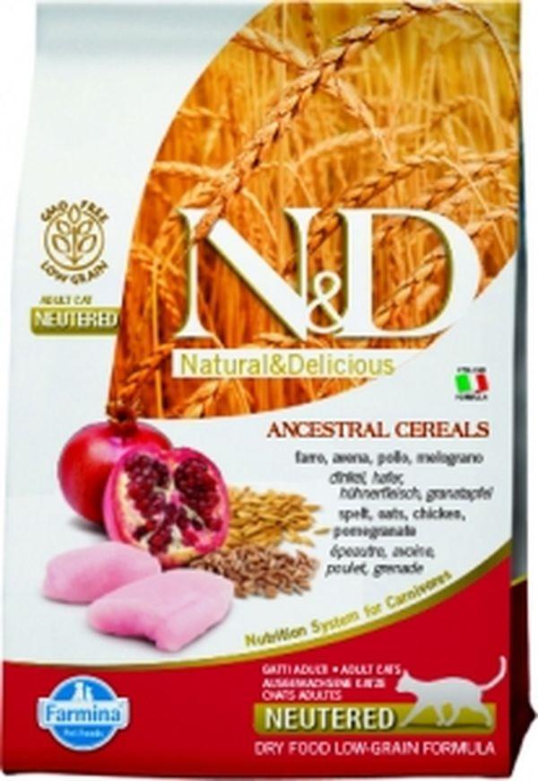 N&D Ancestral Cat Chicken & Pomegranate Neutered Курица/гранат для стер./кастр.