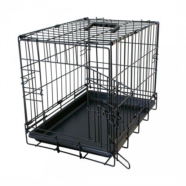 DUVO+ Клетка для собак однодверная "Pet Kennel MINI", черная