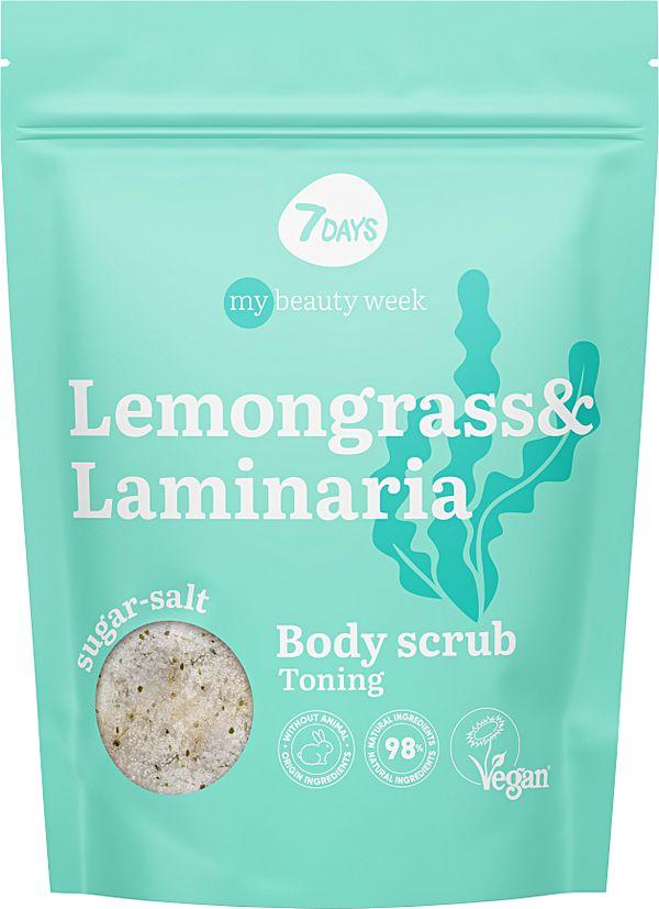 Скраб 7 Days Mbw LEemongrass&Laminaria для тела 250г