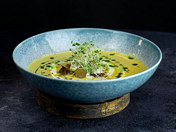 Грибной крем-суп с трюфельной пастой