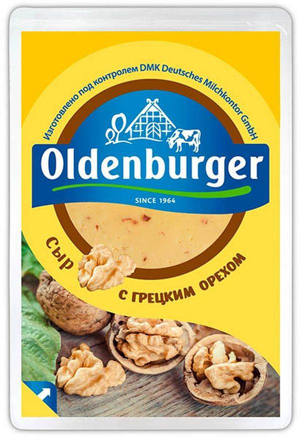 Сыр Oldenburger с грецким орехом нарезка 50% 125г