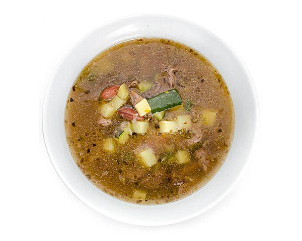 Домашний мясной суп
